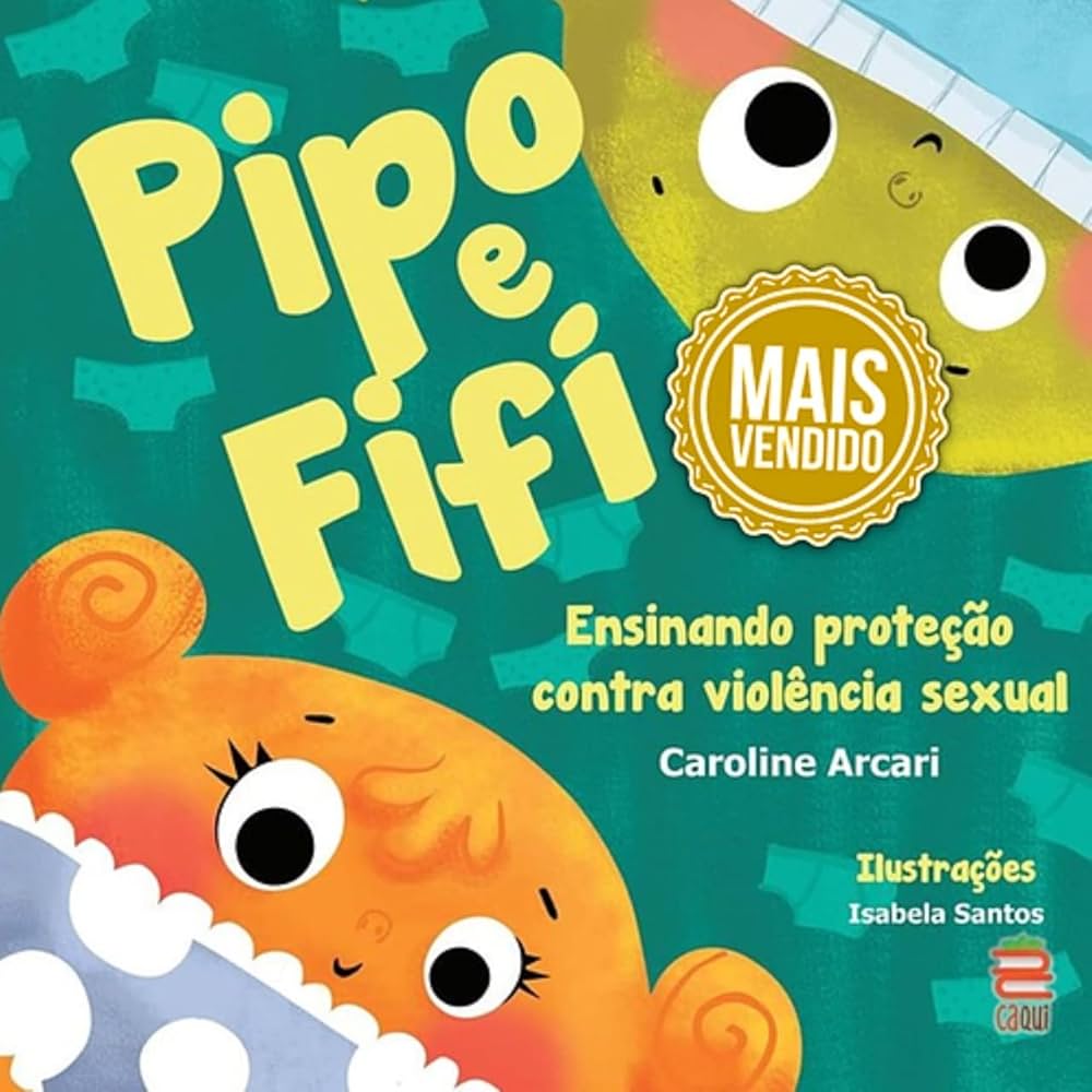 Capa do livro "Pipo e Fifi: Ensinando proteção contra violência sexual".