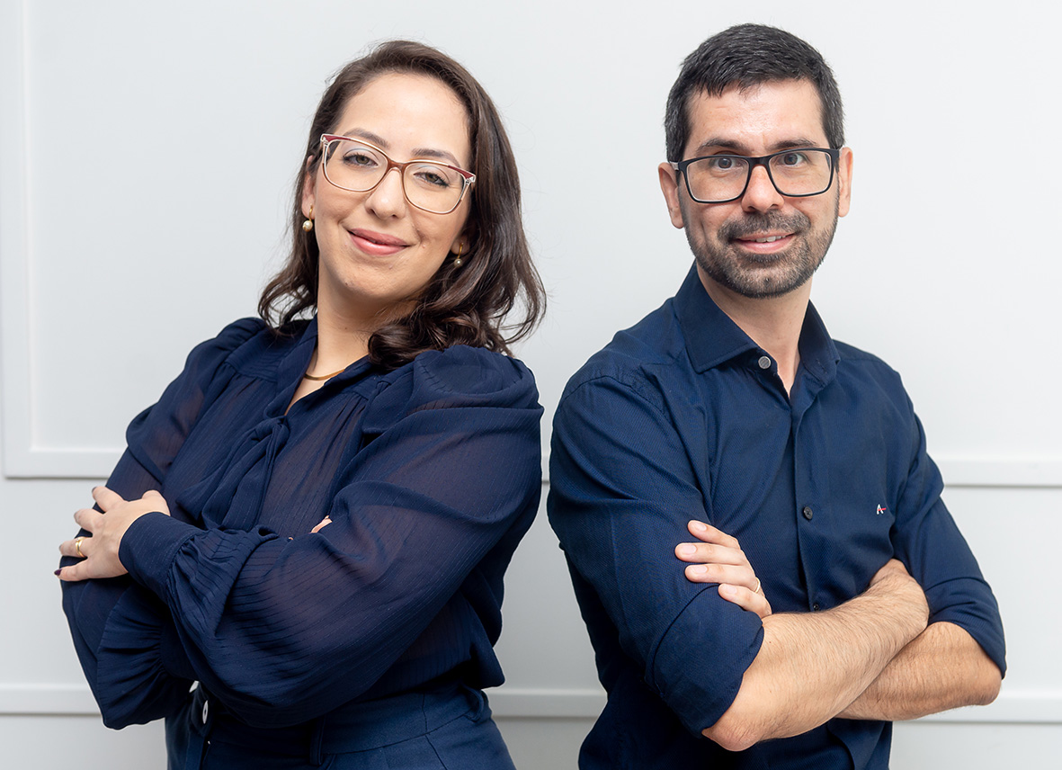 Gabriela e Daniel são fundadores da Clínica Amatus